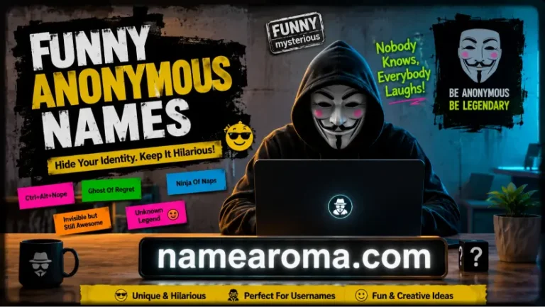 funny anonymous names