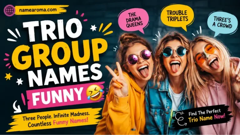 trio group names funny