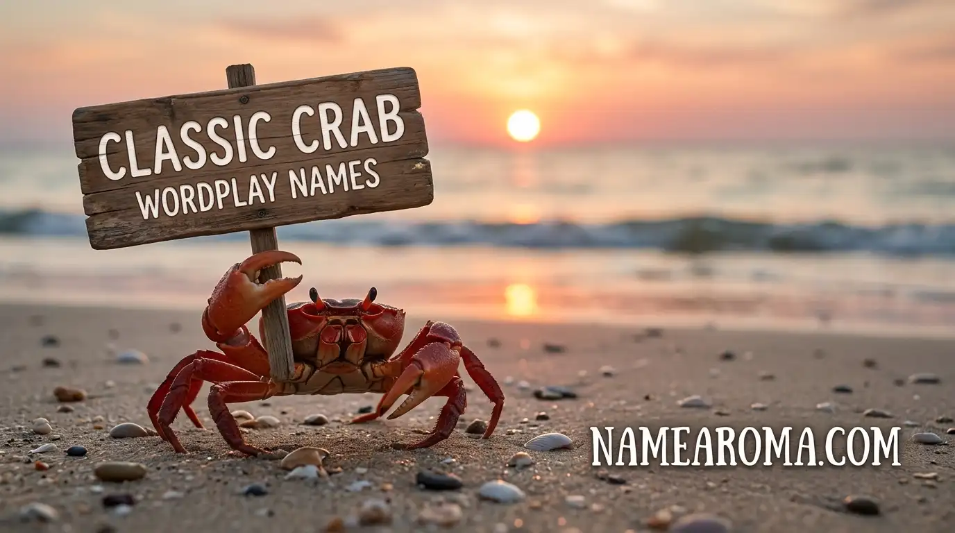 Classic Crab Wordplay Names
