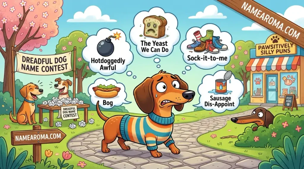 Classic Dachshund Wordplay Names