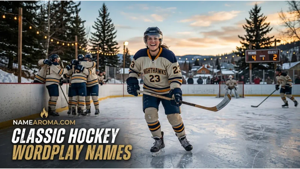 Classic Hockey Wordplay Names