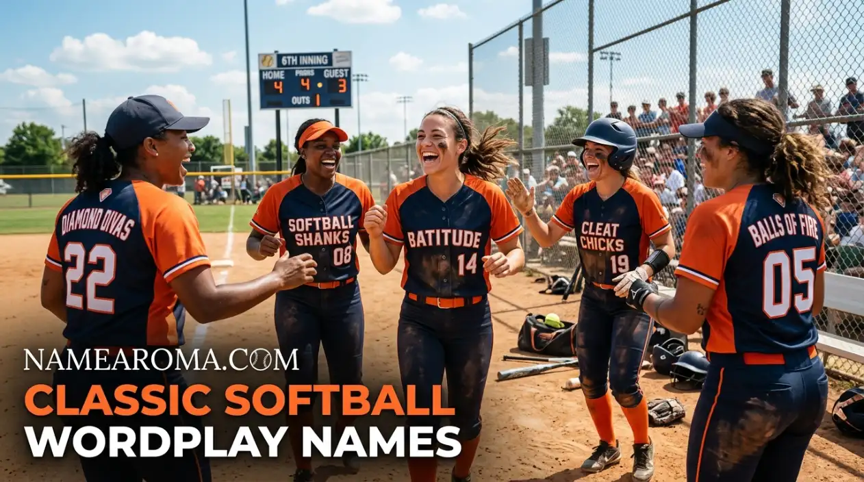 Classic Softball Wordplay Names