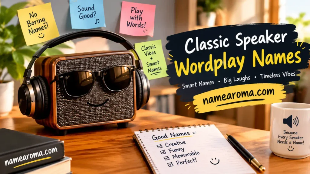 Classic Speaker Wordplay Names