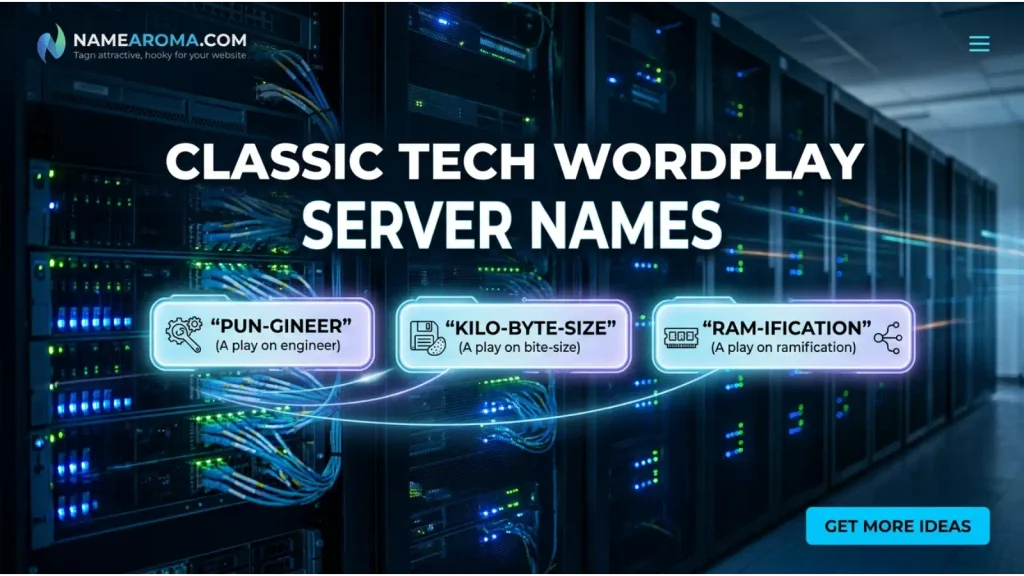 Classic Tech Wordplay Server Names