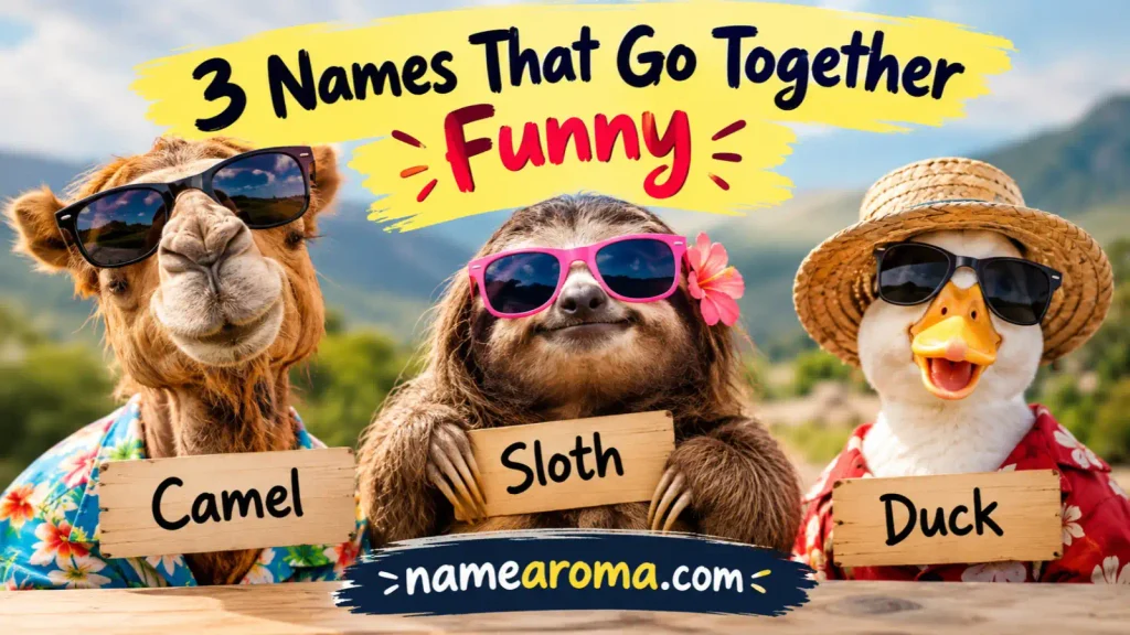 Dreadful 3 Names That Go Together Funny