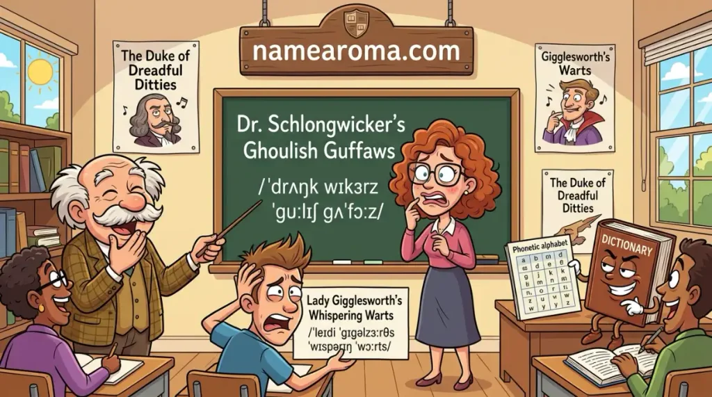 Dreadful Funny Pen Names