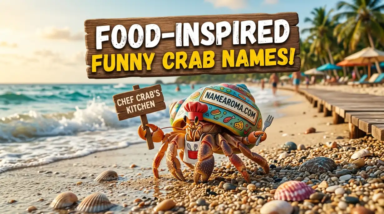 Food-Inspired Funny Crab Names