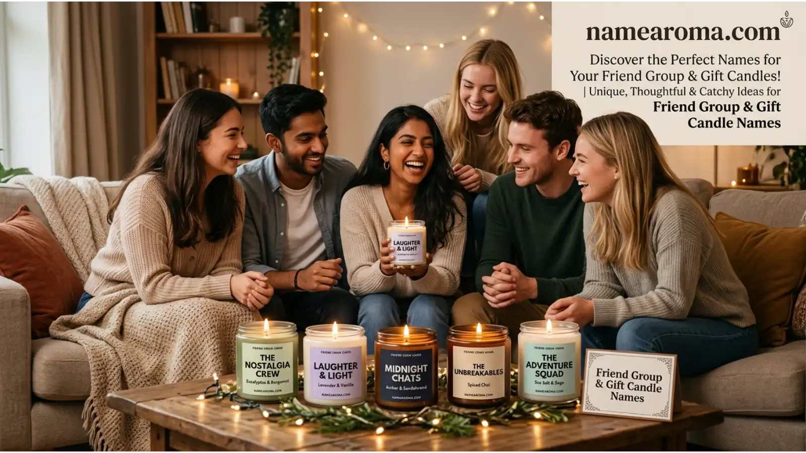 Friend Group & Gift Candle Names