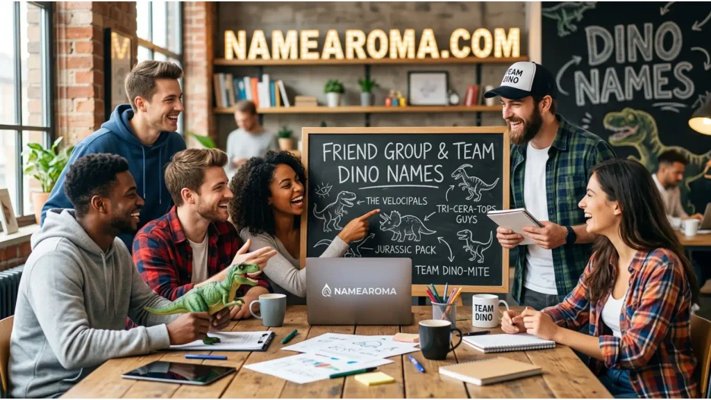 Friend Group & Team Dino Names