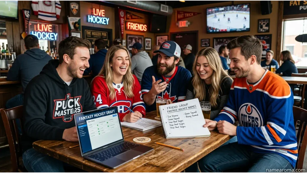 Friend Group Fantasy Hockey Names
