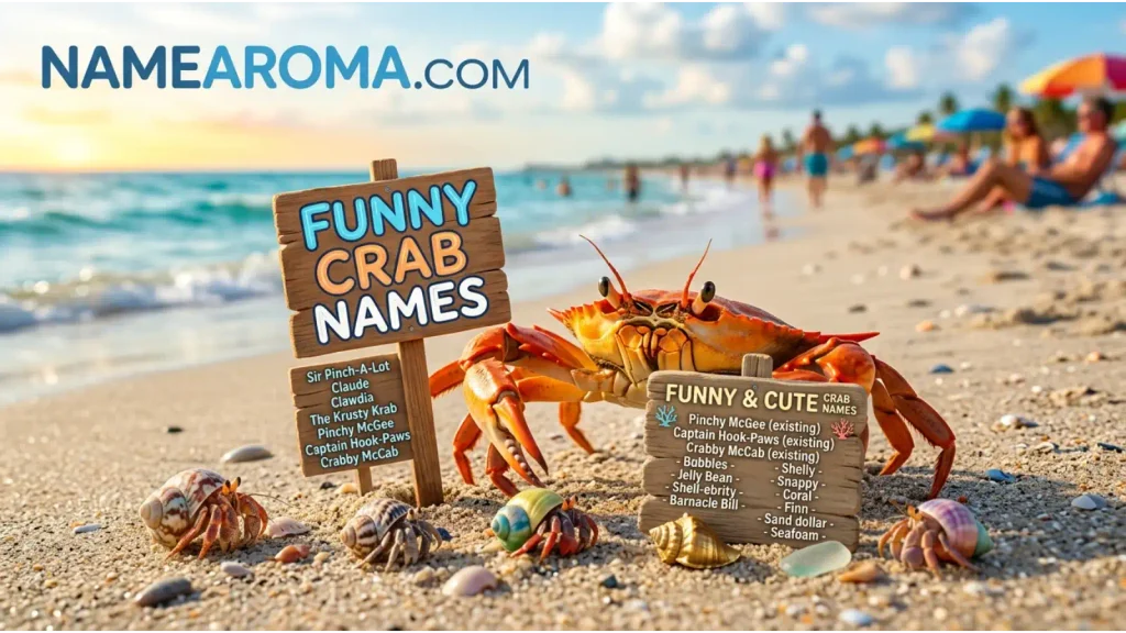 Funny & Cute Crab Names
