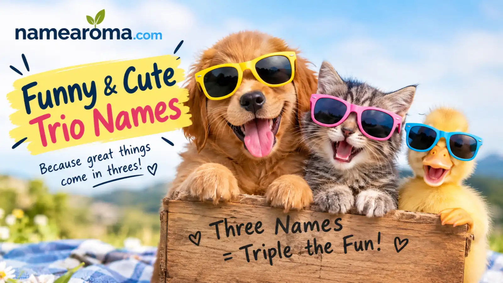 Funny & Cute Trio Names