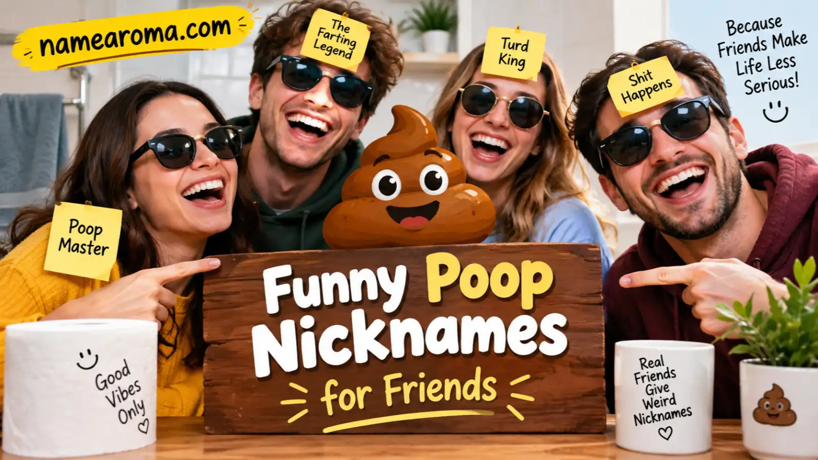 Funny Poop Nicknames for Friends