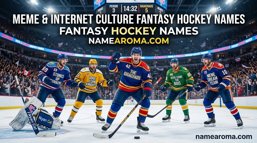 Meme & Internet Culture Fantasy Hockey Names