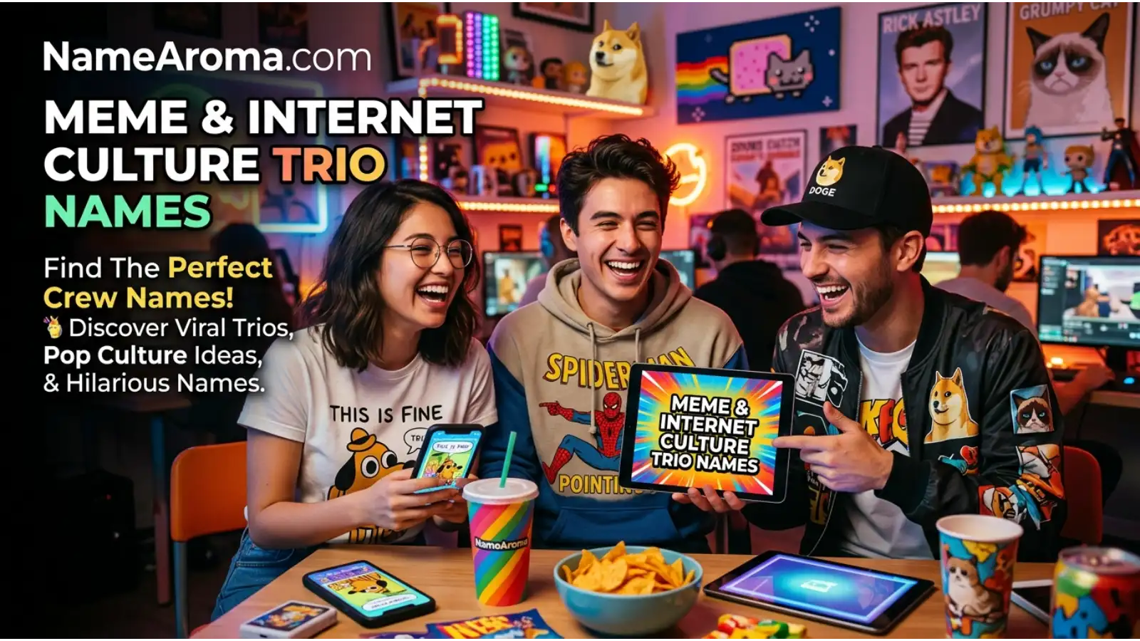 Meme & Internet Culture Trio Names