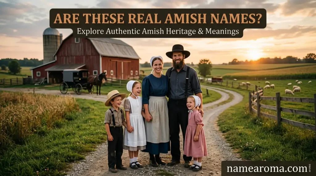 Are These Real Amish Names