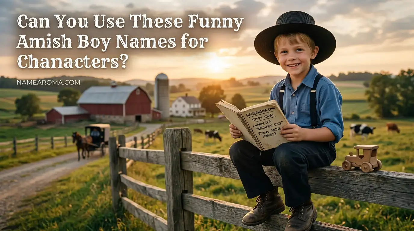 Can You Use These Funny Amish Boy Names for Characters
