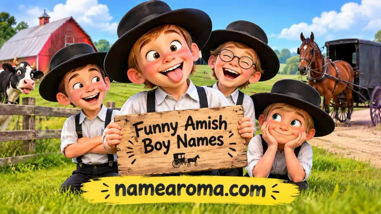 funny amish boy names