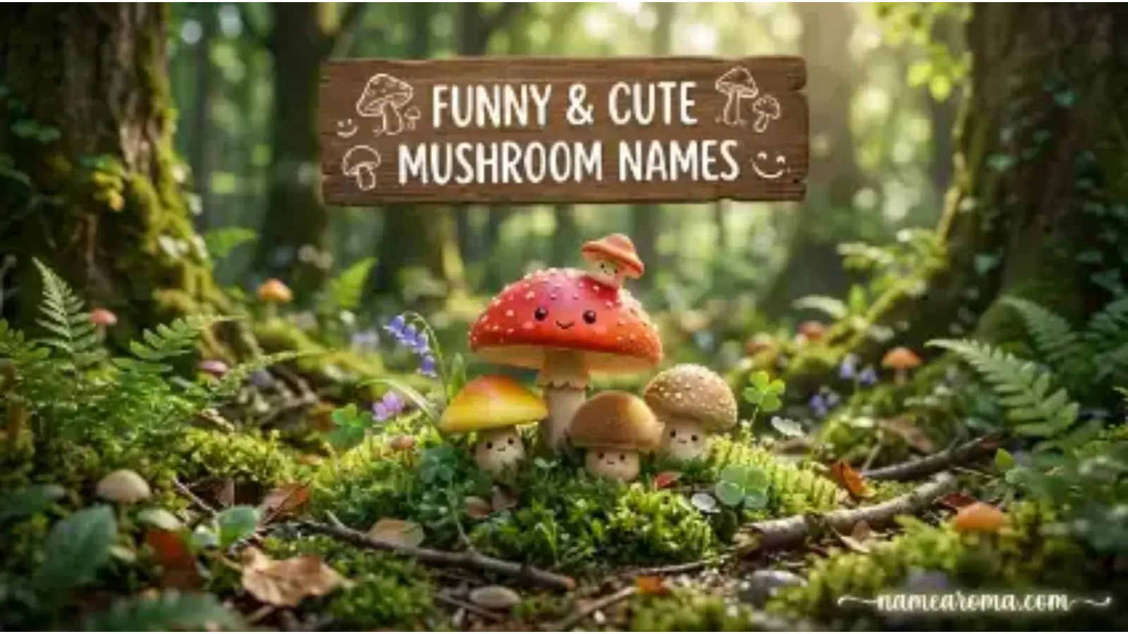 Funny & Cute Mushroom Names