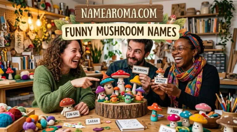 funny mushroom names