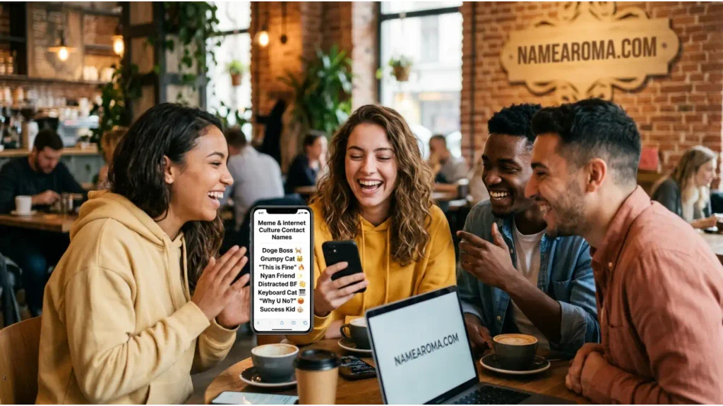 Meme & Internet Culture Contact Names